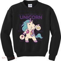 Unicorn Anatomy Kids Sweatshirt thumb 0