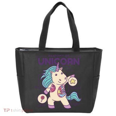 Unicorn Anatomy Tote Bag