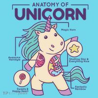 Unicorn Anatomy T-Shirt thumb 6