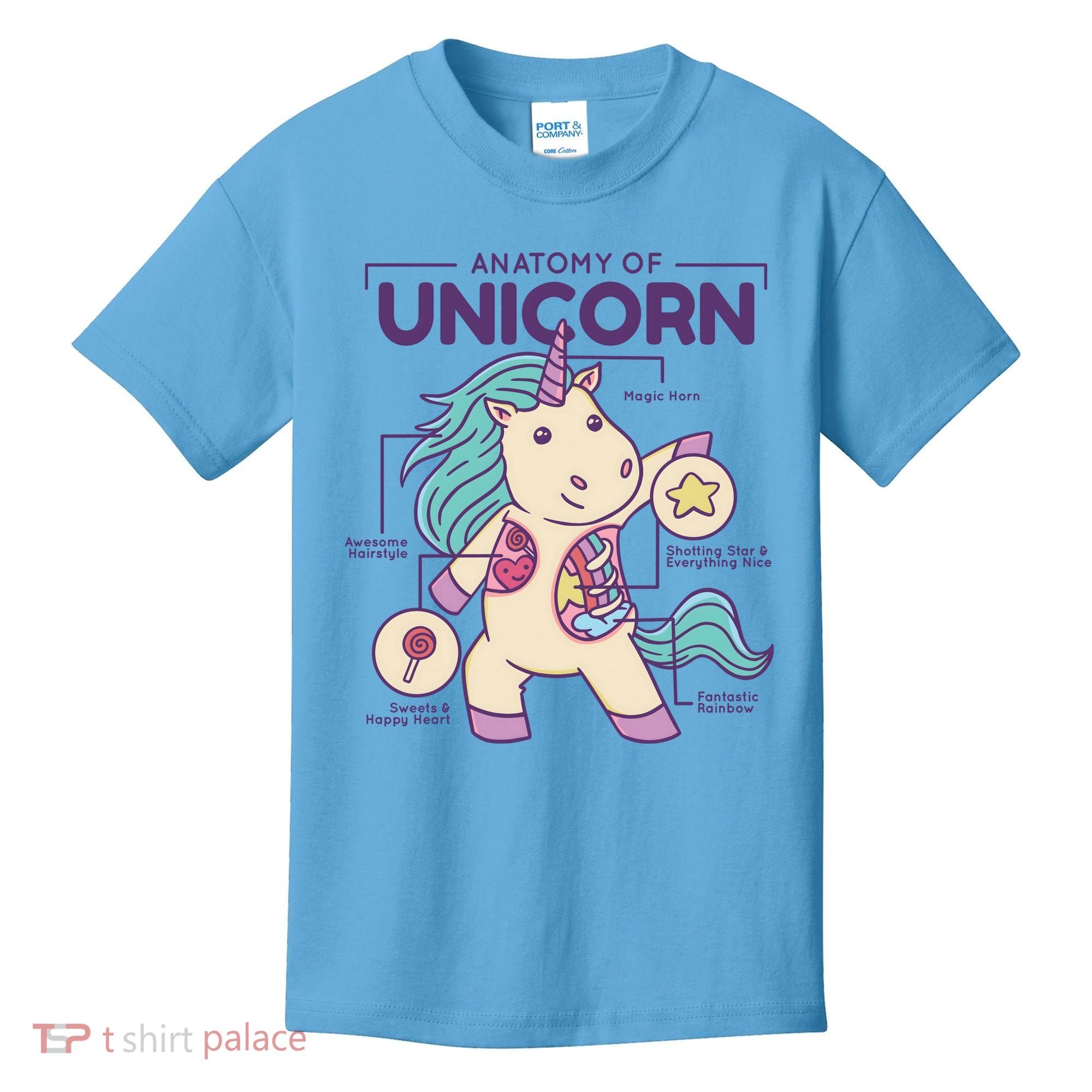 Unicorn Anatomy Kids T-Shirt