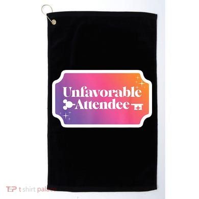 Unfavorable Attendance Golf Towel