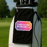 Unfavorable Attendance Golf Towel thumb 2