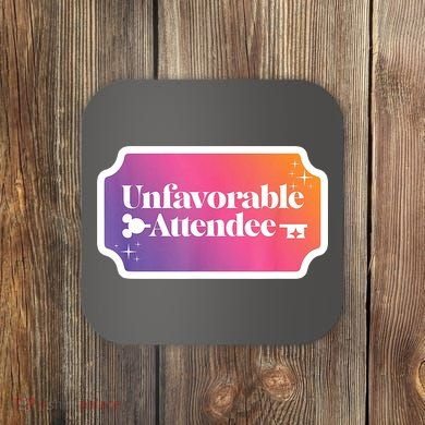 Unfavorable Attendance Coaster