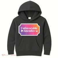 Unfavorable Attendance Kids Hoodie thumb 0