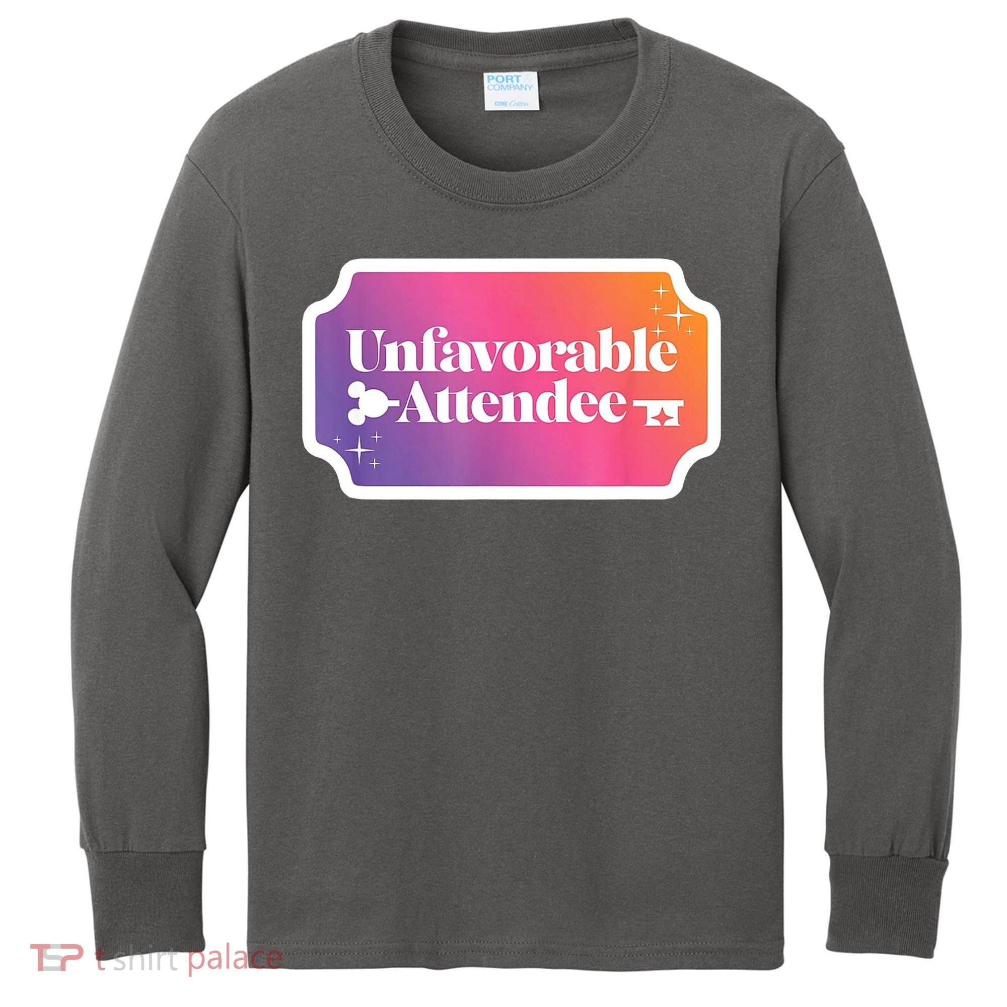 Unfavorable Attendance Kids Long Sleeve Shirt