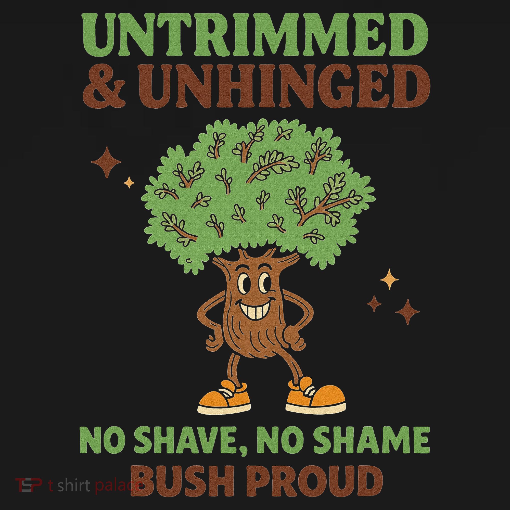 Untrimmed And Unhinged No Shave No Shame Bush Proud Funny Women's Tank Top