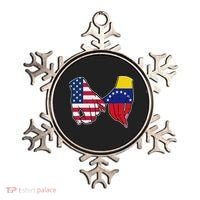 Usa And Venezuela Flags Hands Together Ornament thumb 0