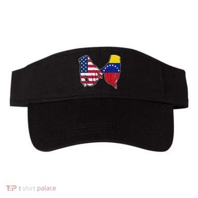 Usa And Venezuela Flags Hands Together Visor