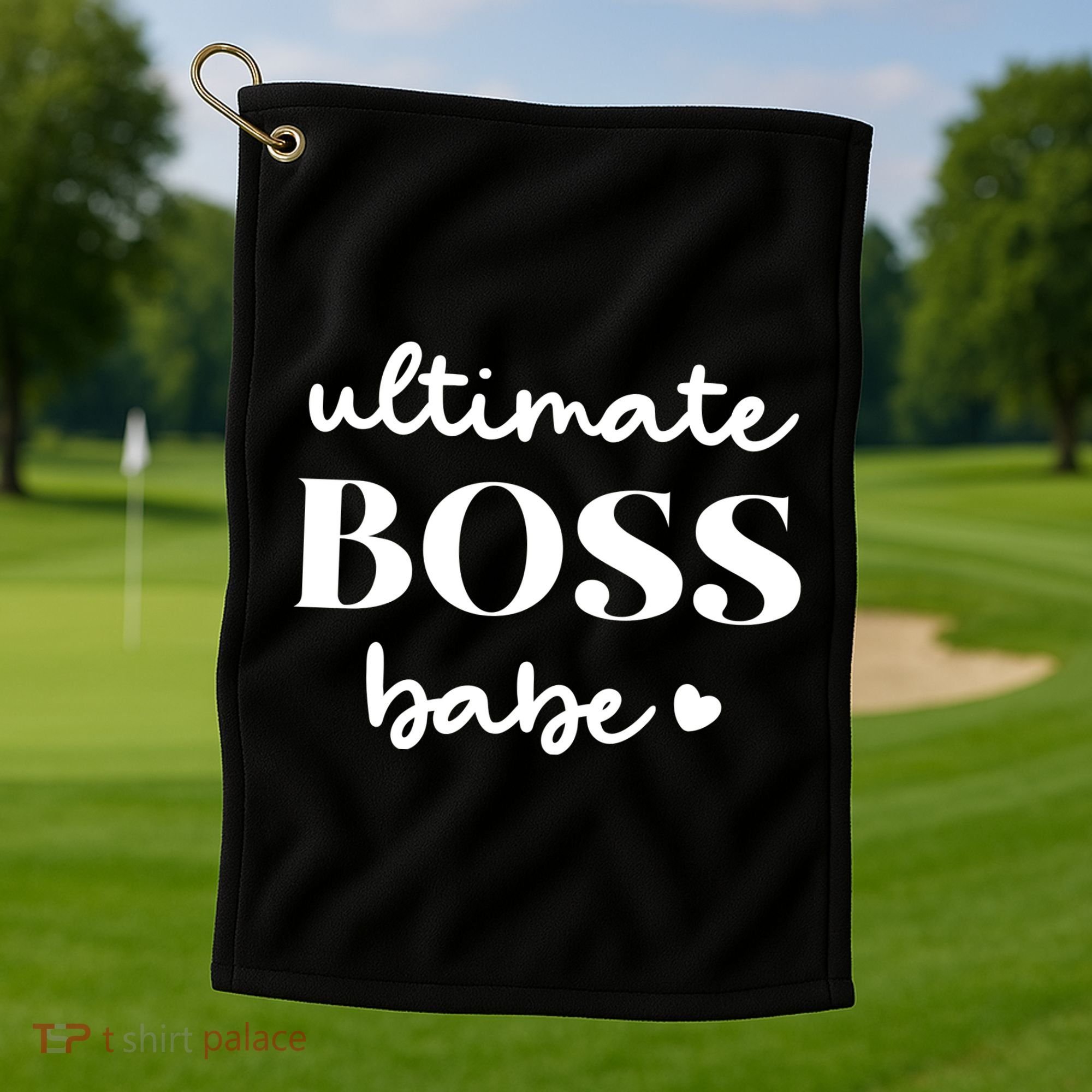 Ultimate Boss Babe Cute Gift Golf Towel