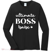 Ultimate Boss Babe Cute Gift Women's Long Sleeve Shirt thumb 0