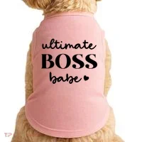 Ultimate Boss Babe Cute Gift Doggie Tank thumb 0