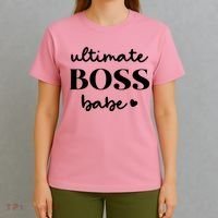 Ultimate Boss Babe Cute Gift T-Shirt thumb 4
