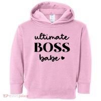 Ultimate Boss Babe Cute Gift Toddler Hoodie thumb 0