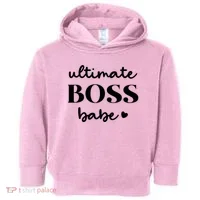 Ultimate Boss Babe Cute Gift Toddler Hoodie thumb 0