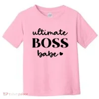 Ultimate Boss Babe Cute Gift Toddler T-Shirt thumb 0