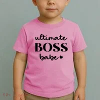 Ultimate Boss Babe Cute Gift Toddler T-Shirt thumb 2