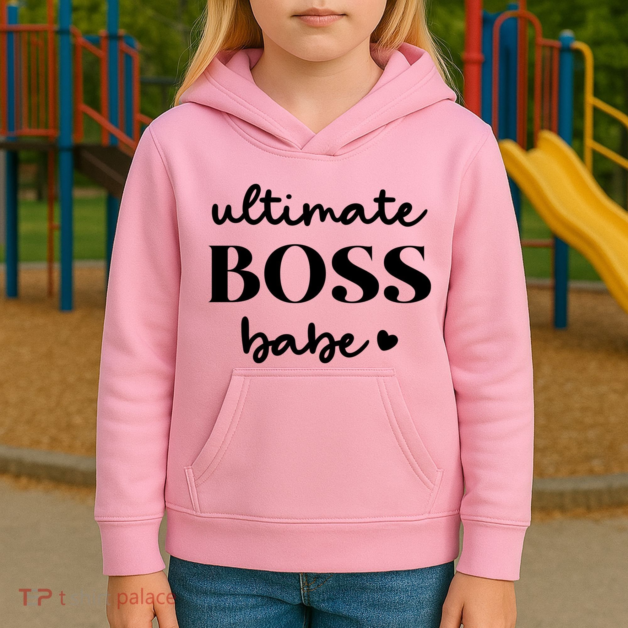 Ultimate Boss Babe Cute Gift Kids Hoodie