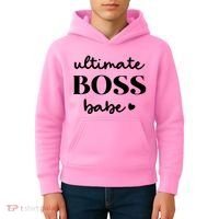 Ultimate Boss Babe Cute Gift Kids Hoodie thumb 4