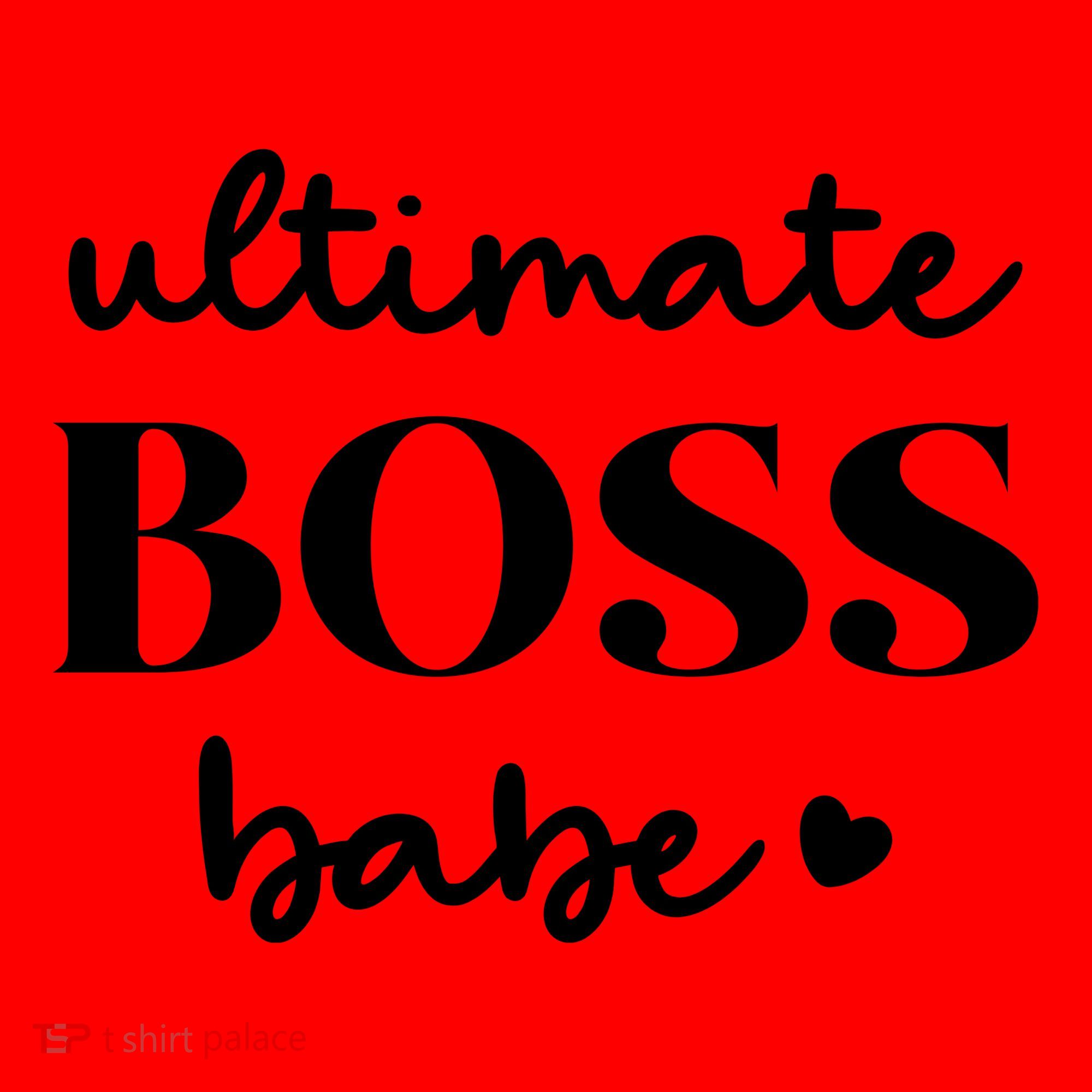 Ultimate Boss Babe Cute Gift Santa Hat