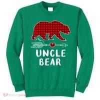 Uncle Bear Christmas Pajama Red Plaid Buffalo Xmas Sweatshirt thumb 0