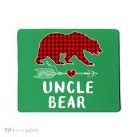 Uncle Bear Christmas Pajama Red Plaid Buffalo Xmas Mousepad thumb 0