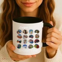 Unique Brains Different Is Fun. Neurodiversity Coffee Mug thumb 3