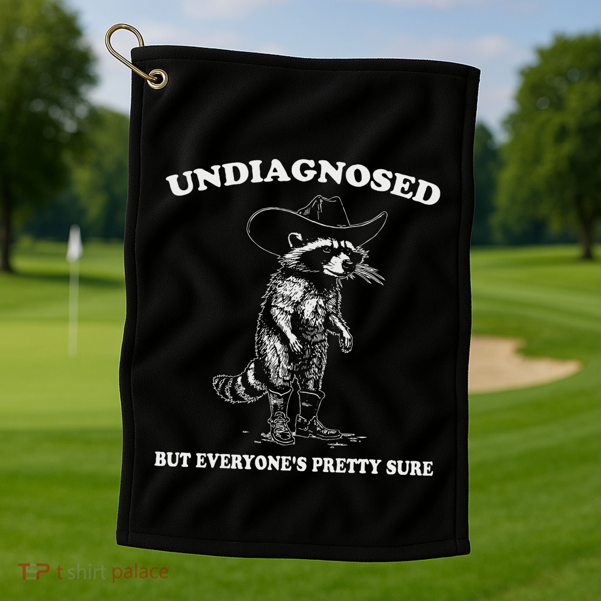 Undiagnosed But EveryoneS Pretty Sure Golf Towel
