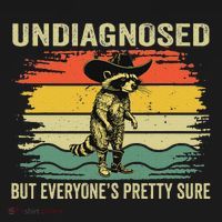 Undiagnosed But EveryoneS Pretty Sure Raccoon Bucket Hat thumb 4