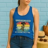Undiagnosed But EveryoneS Pretty Sure Raccoon Women's Tank Top thumb 2