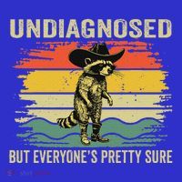 Undiagnosed But EveryoneS Pretty Sure Raccoon Women's Tank Top thumb 5