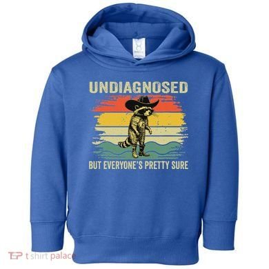 Undiagnosed But EveryoneS Pretty Sure Raccoon Toddler Hoodie
