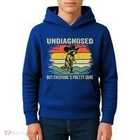 Undiagnosed But EveryoneS Pretty Sure Raccoon Kids Hoodie thumb 4