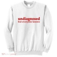 Undiagnosed But Everyone Knows Sweatshirt thumb 0