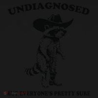 Undiagnosed But EveryoneS Pretty Sure Funny Cowboy Raccoon Gift Women's Tank Top thumb 5