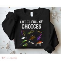 Unique Bass Fishing Gift Assorted Lures For Bass Fisherman Sweatshirt thumb 2