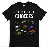 Unique Bass Fishing Gift Assorted Lures For Bass Fisherman T-Shirt thumb 0