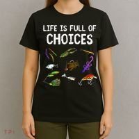 Unique Bass Fishing Gift Assorted Lures For Bass Fisherman T-Shirt thumb 4