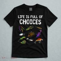 Unique Bass Fishing Gift Assorted Lures For Bass Fisherman T-Shirt thumb 5