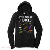 Unique Bass Fishing Gift Assorted Lures For Bass Fisherman Women's Hoodie thumb 0
