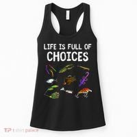 Unique Bass Fishing Gift Assorted Lures For Bass Fisherman Women's Tank Top thumb 0
