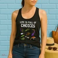 Unique Bass Fishing Gift Assorted Lures For Bass Fisherman Women's Tank Top thumb 2