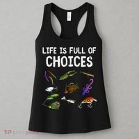 Unique Bass Fishing Gift Assorted Lures For Bass Fisherman Women's Tank Top thumb 3