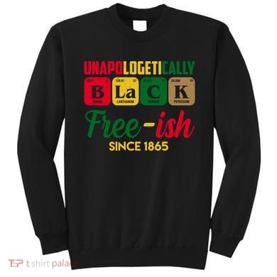 Unapologetically Black Free Ish Since 1865 Juneteenth Sweatshirt