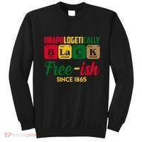 Unapologetically Black Free Ish Since 1865 Juneteenth Sweatshirt thumb 0