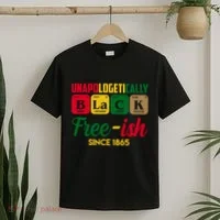 Unapologetically Black Free Ish Since 1865 Juneteenth T-Shirt thumb 2