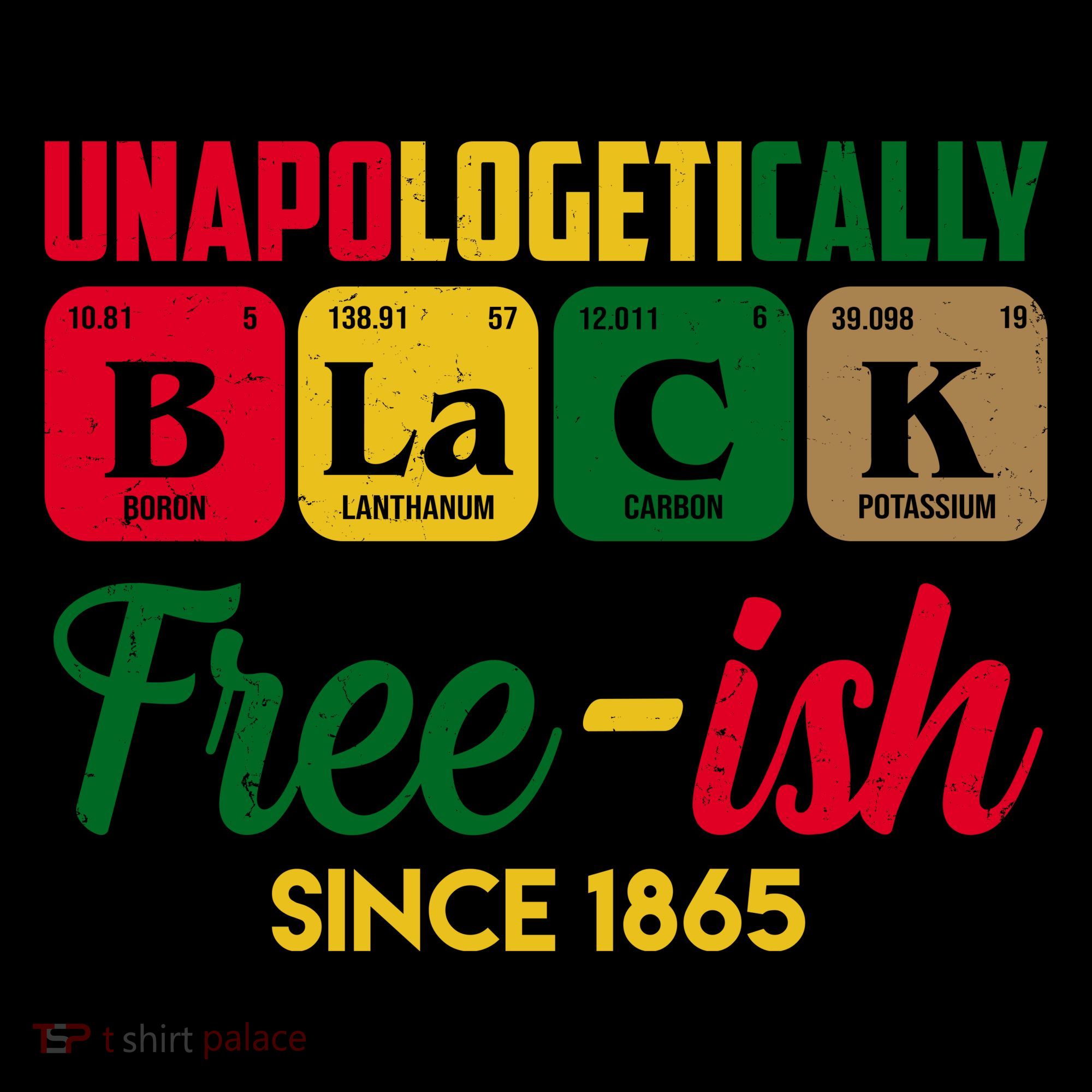 Unapologetically Black Free Ish Since 1865 Juneteenth Bucket Hat