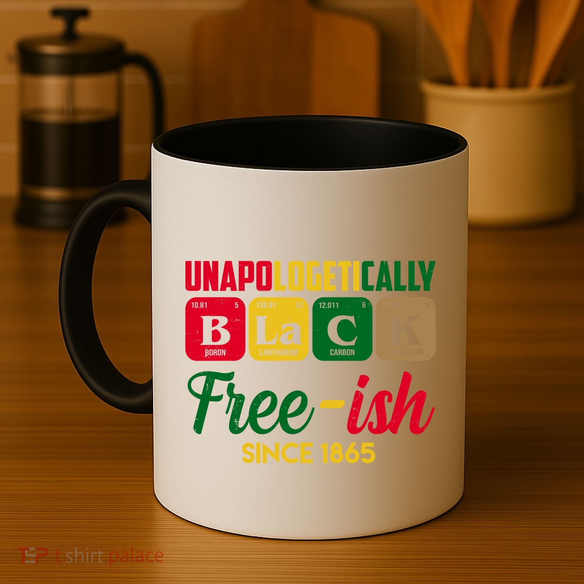 Unapologetically Black Free Ish Since 1865 Juneteenth Coffee Mug