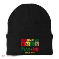 Unapologetically Black Free Ish Since 1865 Juneteenth Beanie thumb 0
