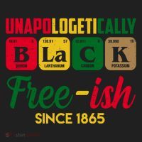 Unapologetically Black Free Ish Since 1865 Juneteenth Tumbler thumb 3