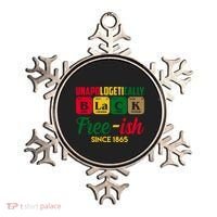Unapologetically Black Free Ish Since 1865 Juneteenth Ornament thumb 0